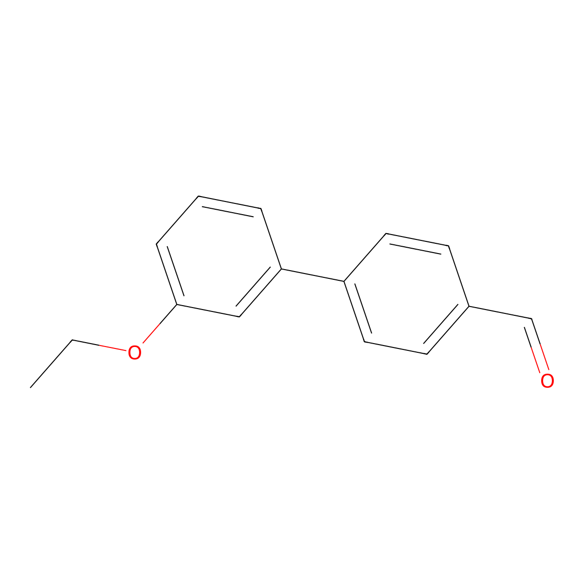 3'-Ethoxy-[1,1'-biphenyl]-4-carbaldehyde molecular structure, CAS 1380573-85-2