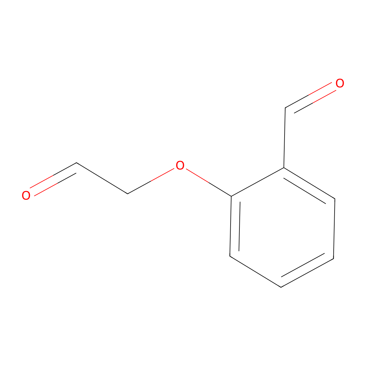 2-(2-Oxoethoxy)benzaldehyde molecular structure, CAS 1380601-34-2
