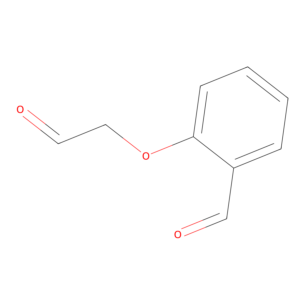 2-(2-Oxoethoxy)benzaldehyde molecular structure, CAS 1380601-34-2
