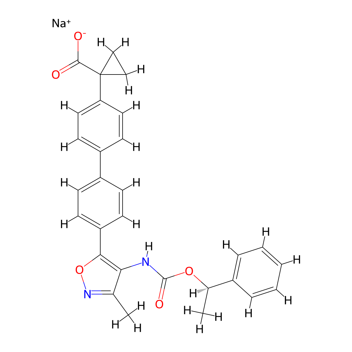 BMS-986020 (sodium) molecular structure, CAS 1380650-53-2