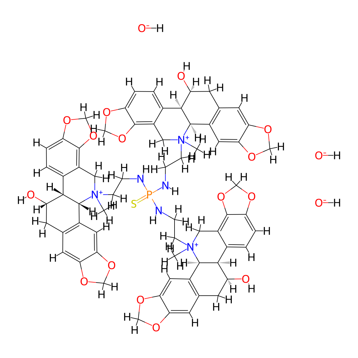 Ukrain molecular structure, CAS 138069-52-0