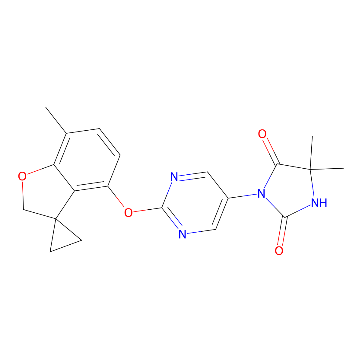 Kv3 modulator 1 molecular structure, CAS 1380696-64-9