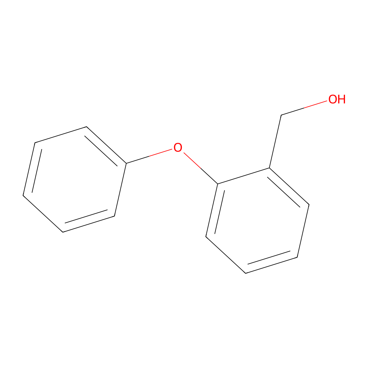2-Phenoxybenzyl alcohol molecular structure, CAS 13807-84-6