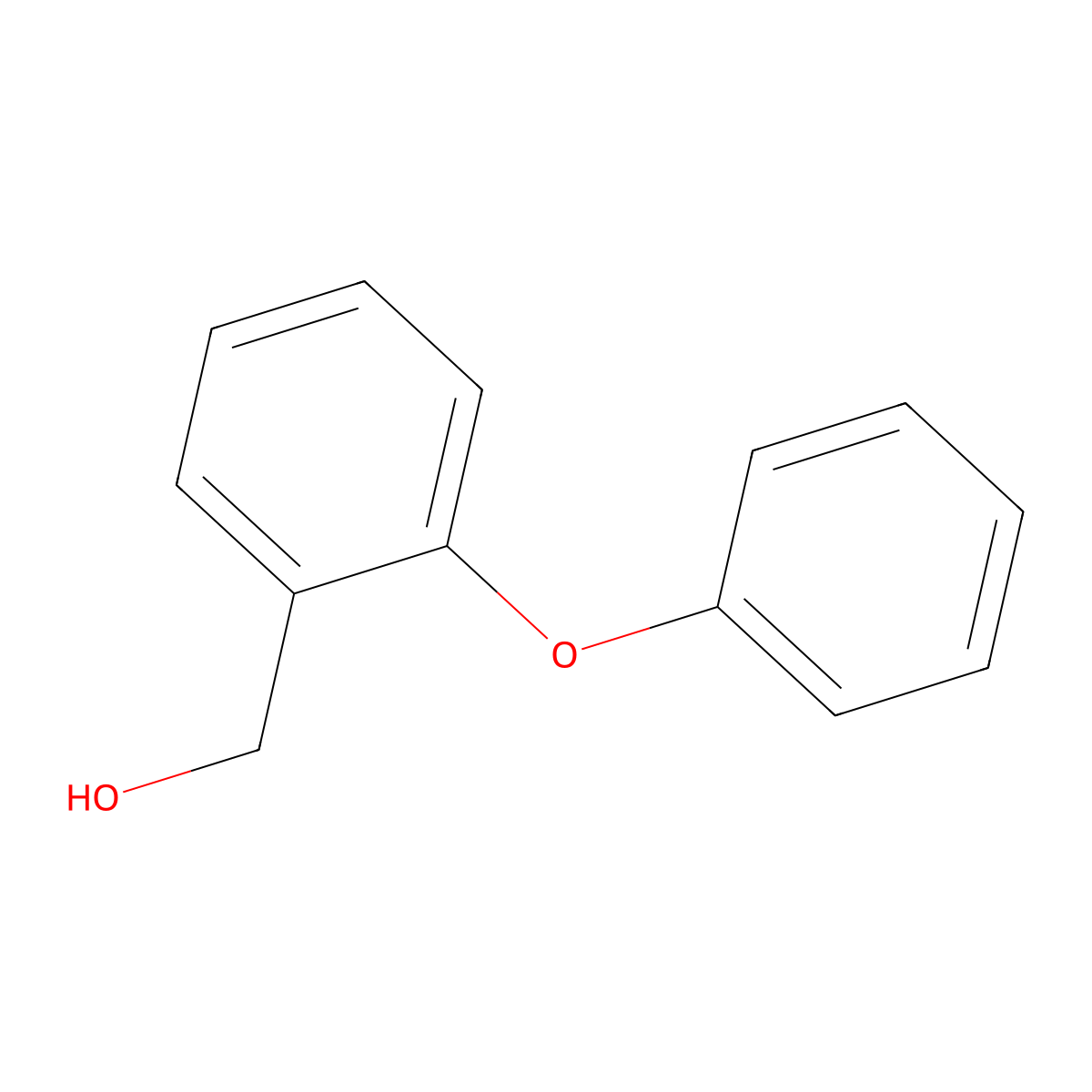 2-Phenoxybenzyl alcohol molecular structure, CAS 13807-84-6