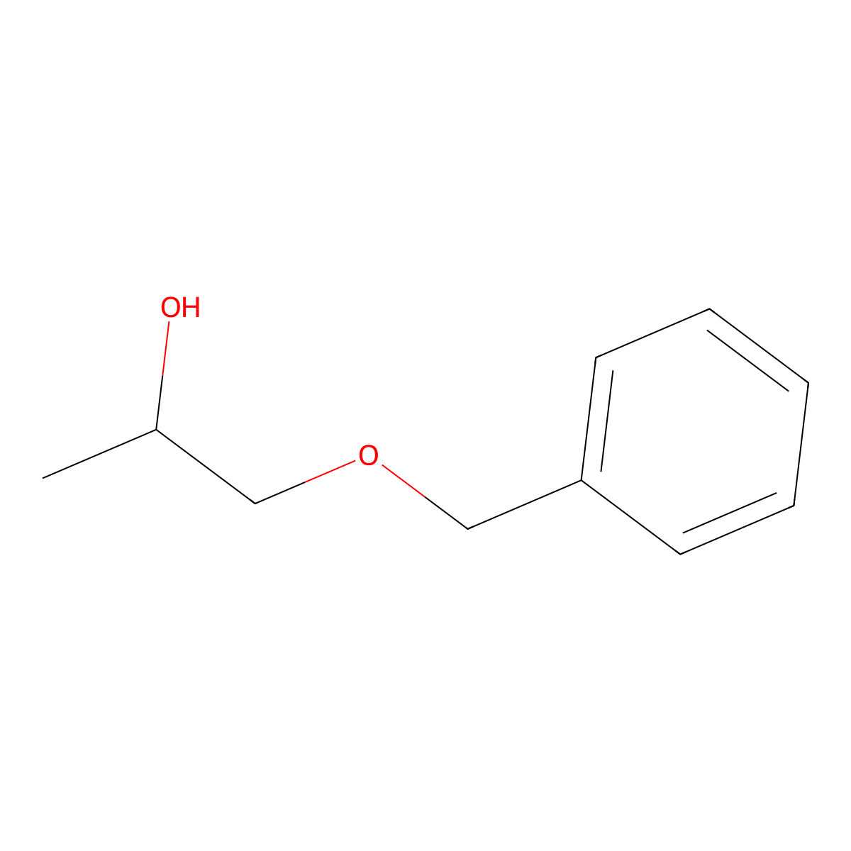 1-(Benzyloxy)propan-2-ol molecular structure, CAS 13807-91-5
