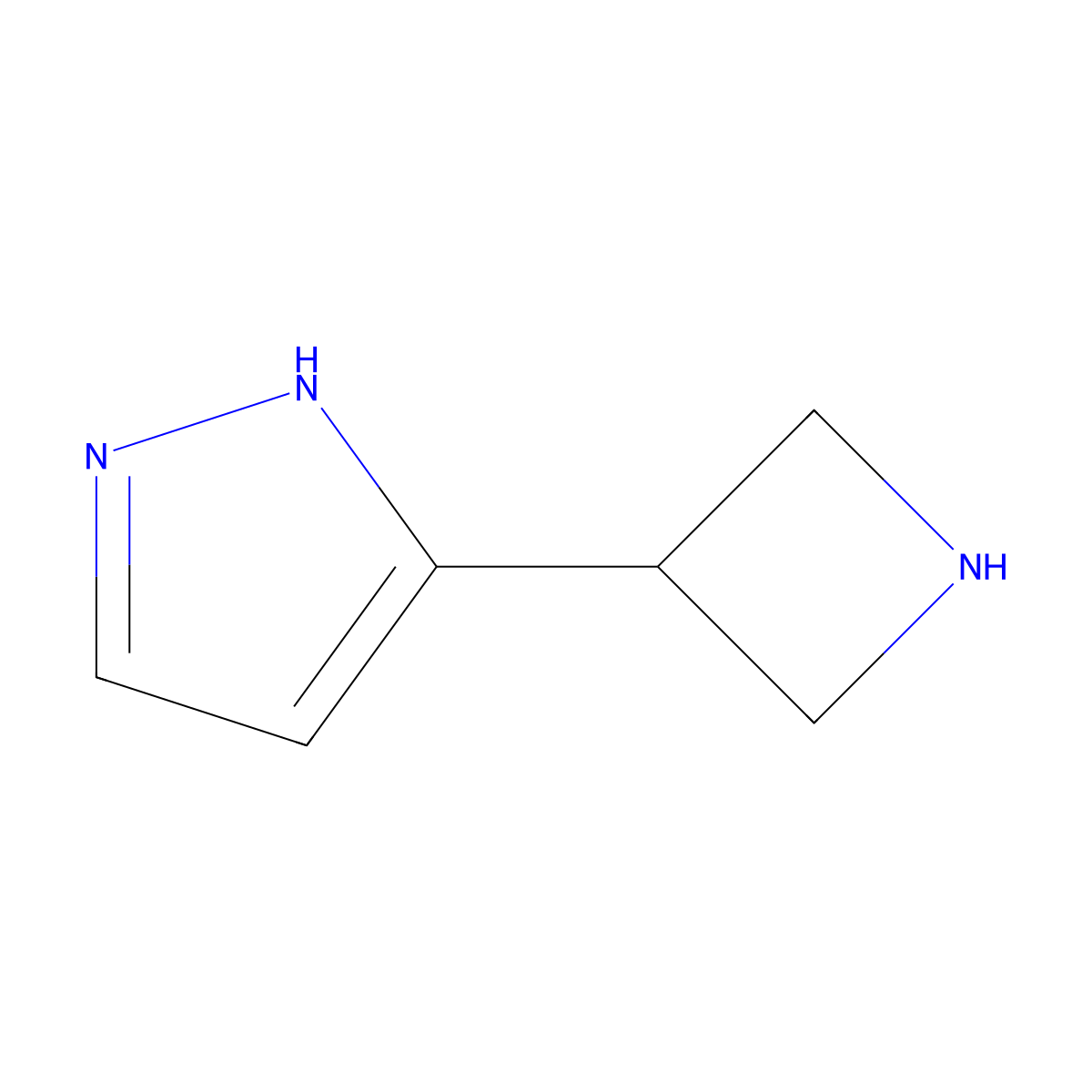 5-(Azetidin-3-yl)-1H-pyrazole molecular structure, CAS 1380778-42-6