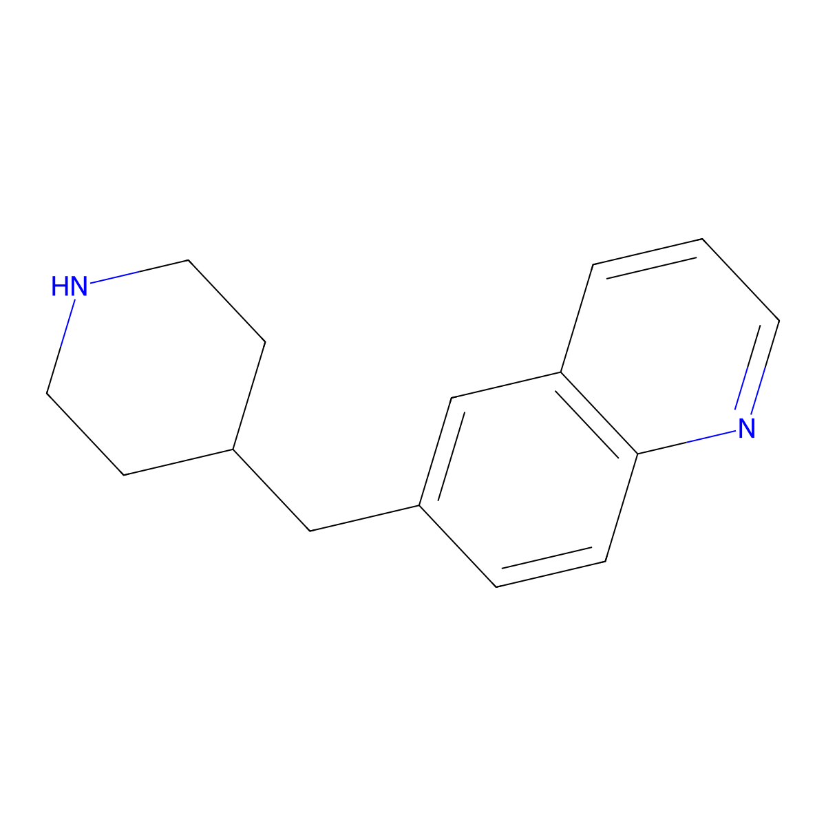 6-[(Piperidin-4-yl)methyl]quinoline molecular structure, CAS 1380996-06-4