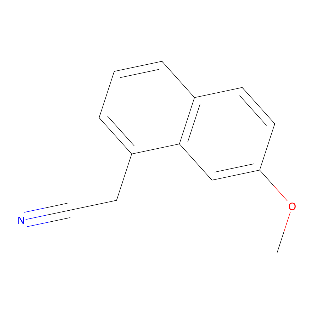 2-(7-Methoxynaphthalen-1-yl)acetonitrile molecular structure, CAS 138113-08-3