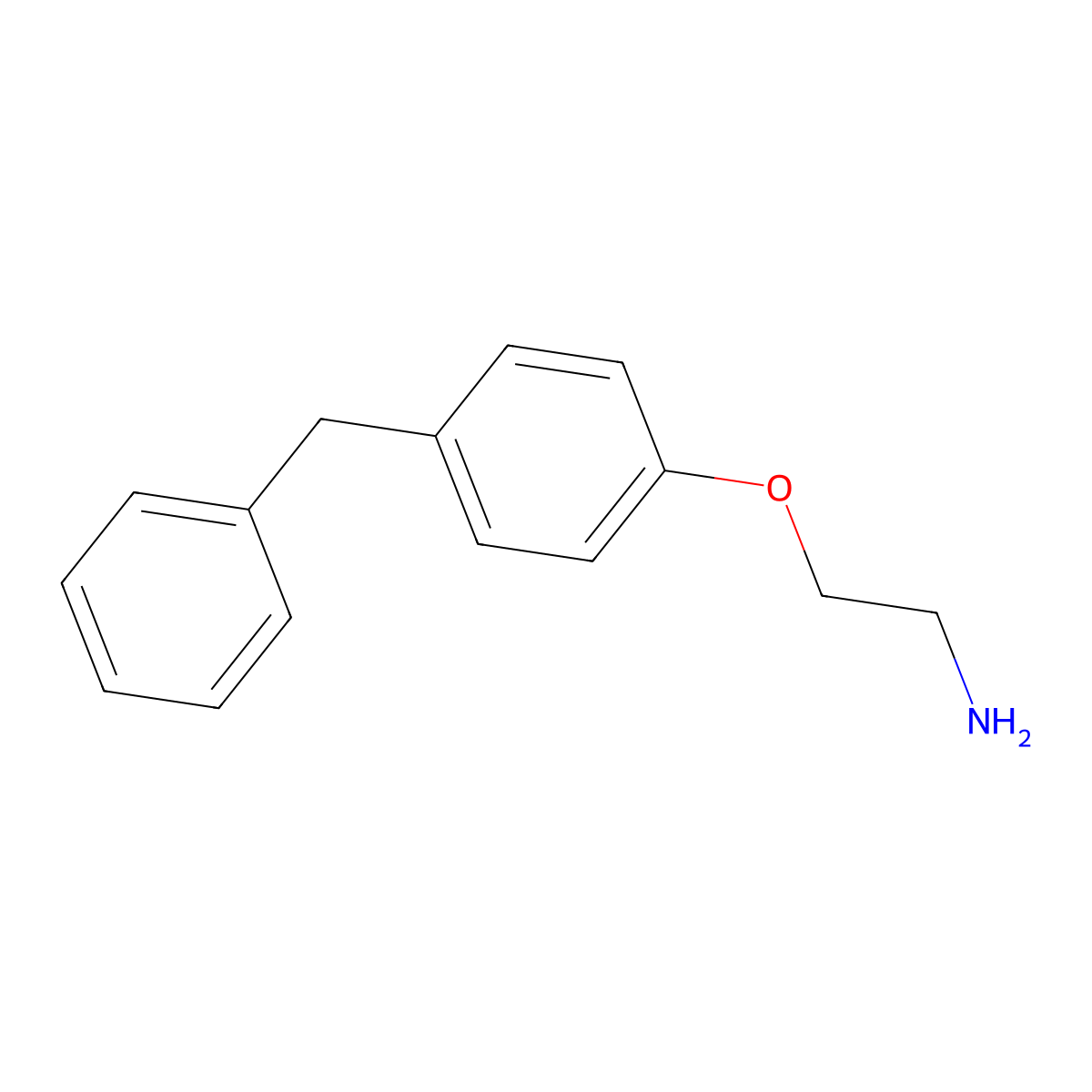 2-(4-Benzylphenoxy)ethanamine molecular structure, CAS 138113-73-2