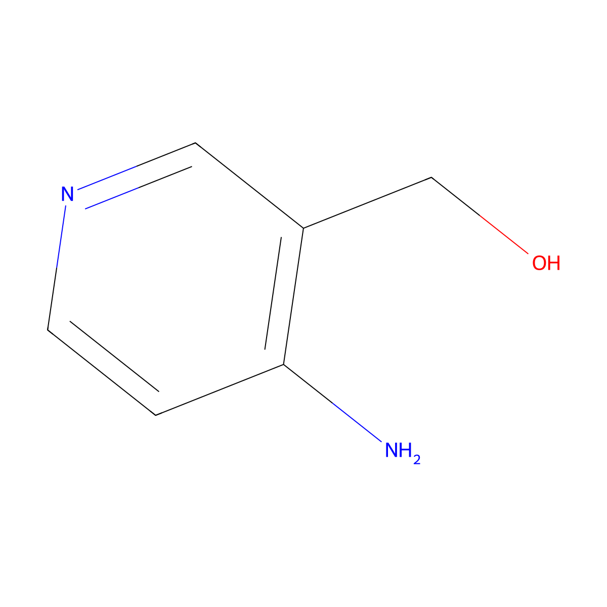 4-Aminopyridine-3-methanol molecular structure, CAS 138116-34-4