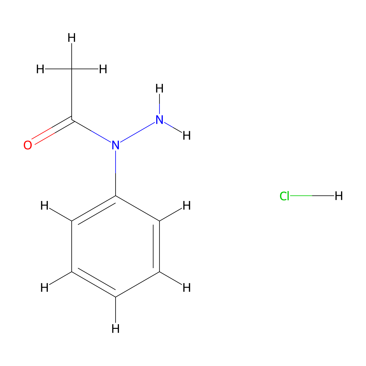 N-phenylacetohydrazide hydrochloride molecular structure, CAS 13815-64-0