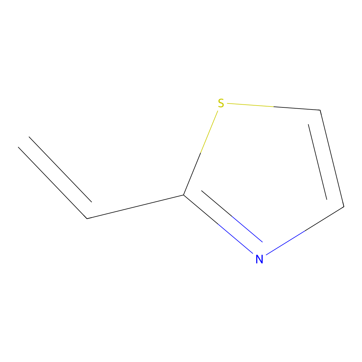 2-Ethenyl-1,3-thiazole molecular structure, CAS 13816-02-9