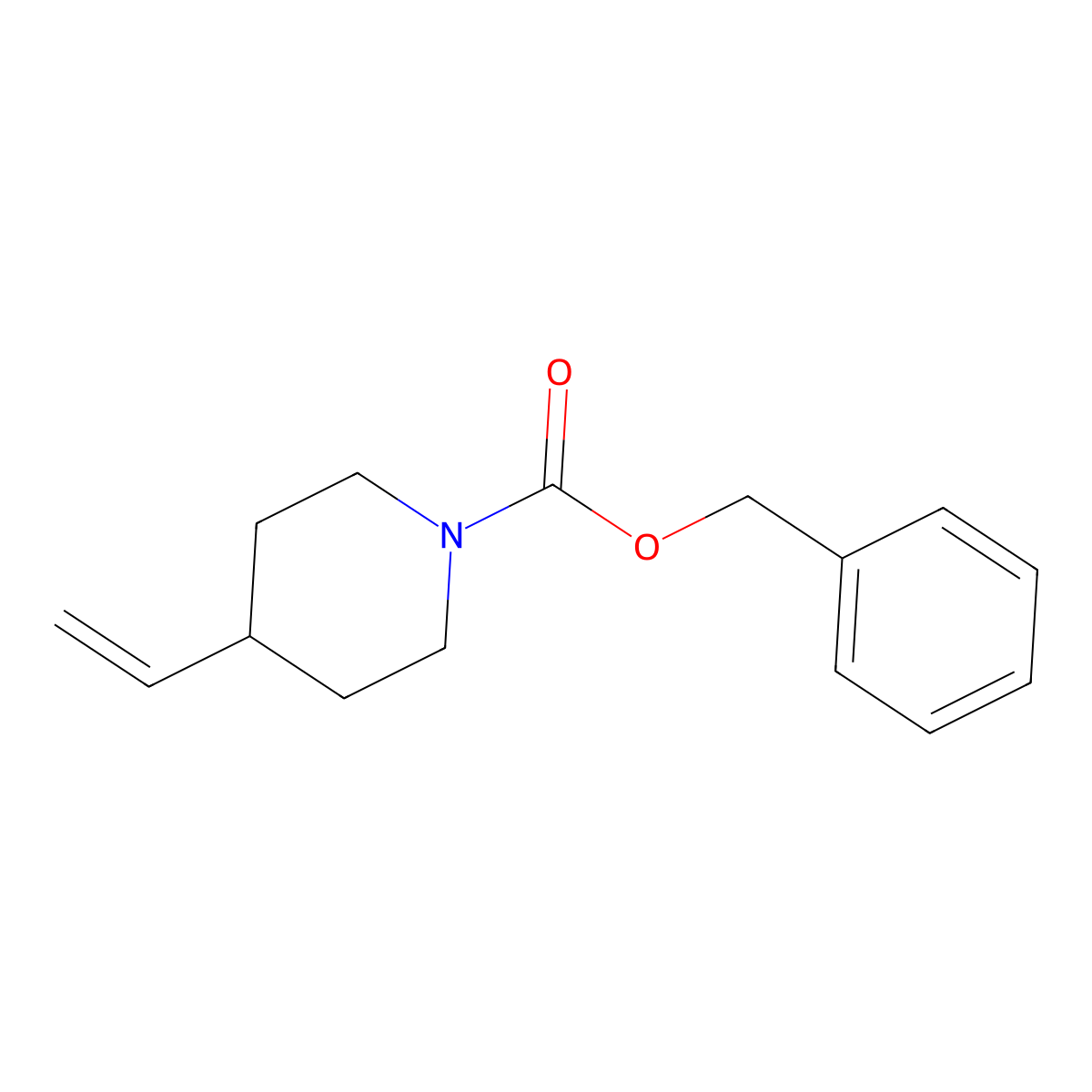 Benzyl 4-ethenylpiperidine-1-carboxylate molecular structure, CAS 138163-09-4