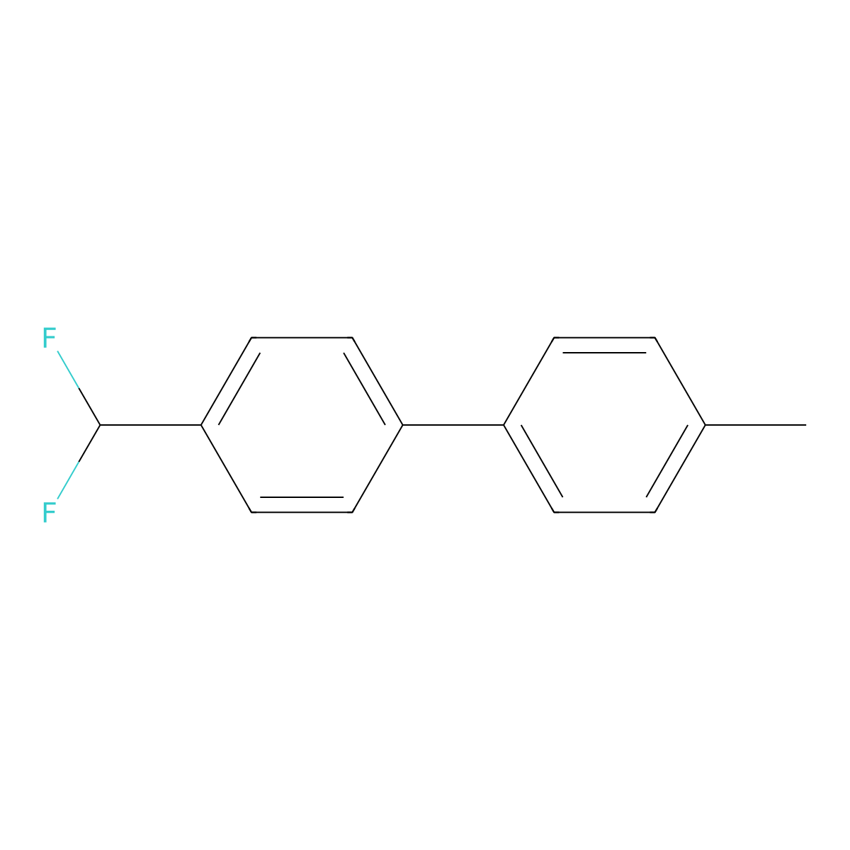 4-(Difluoromethyl)-4'-methyl-1,1'-biphenyl molecular structure, CAS 138171-36-5