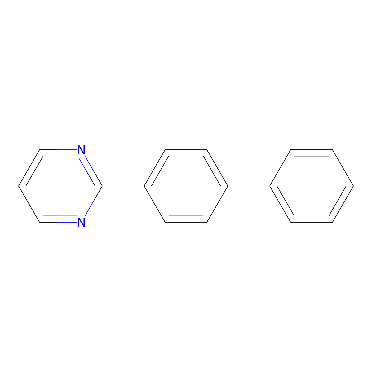 2-(4-Biphenylyl)pyrimidine molecular structure, CAS 138173-04-3