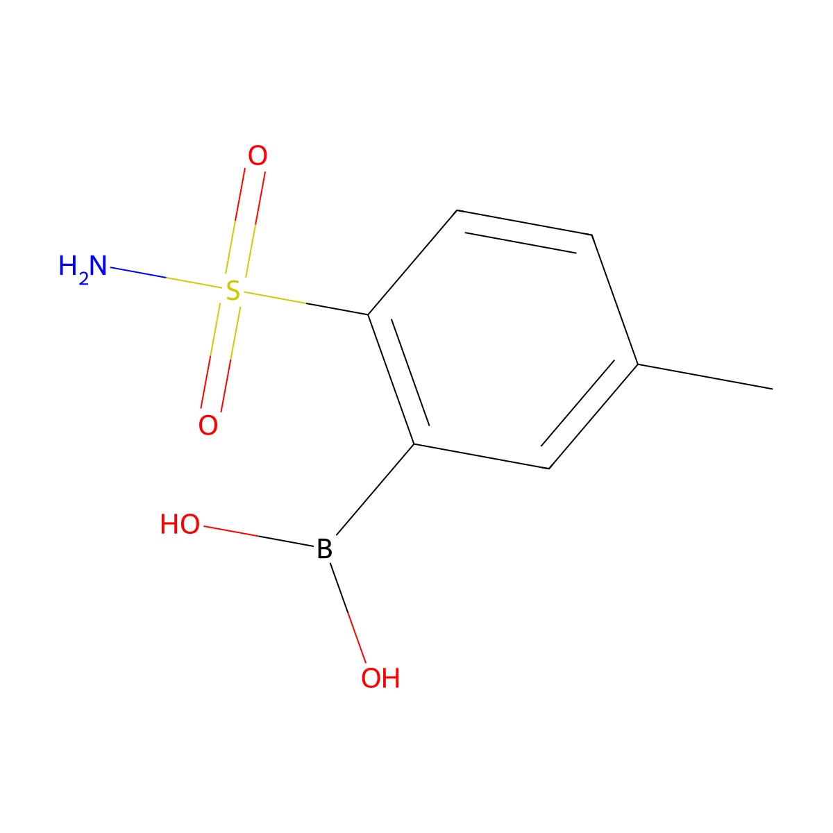 (5-Methyl-2-sulfamoylphenyl)boronic acid molecular structure, CAS 1381759-84-7