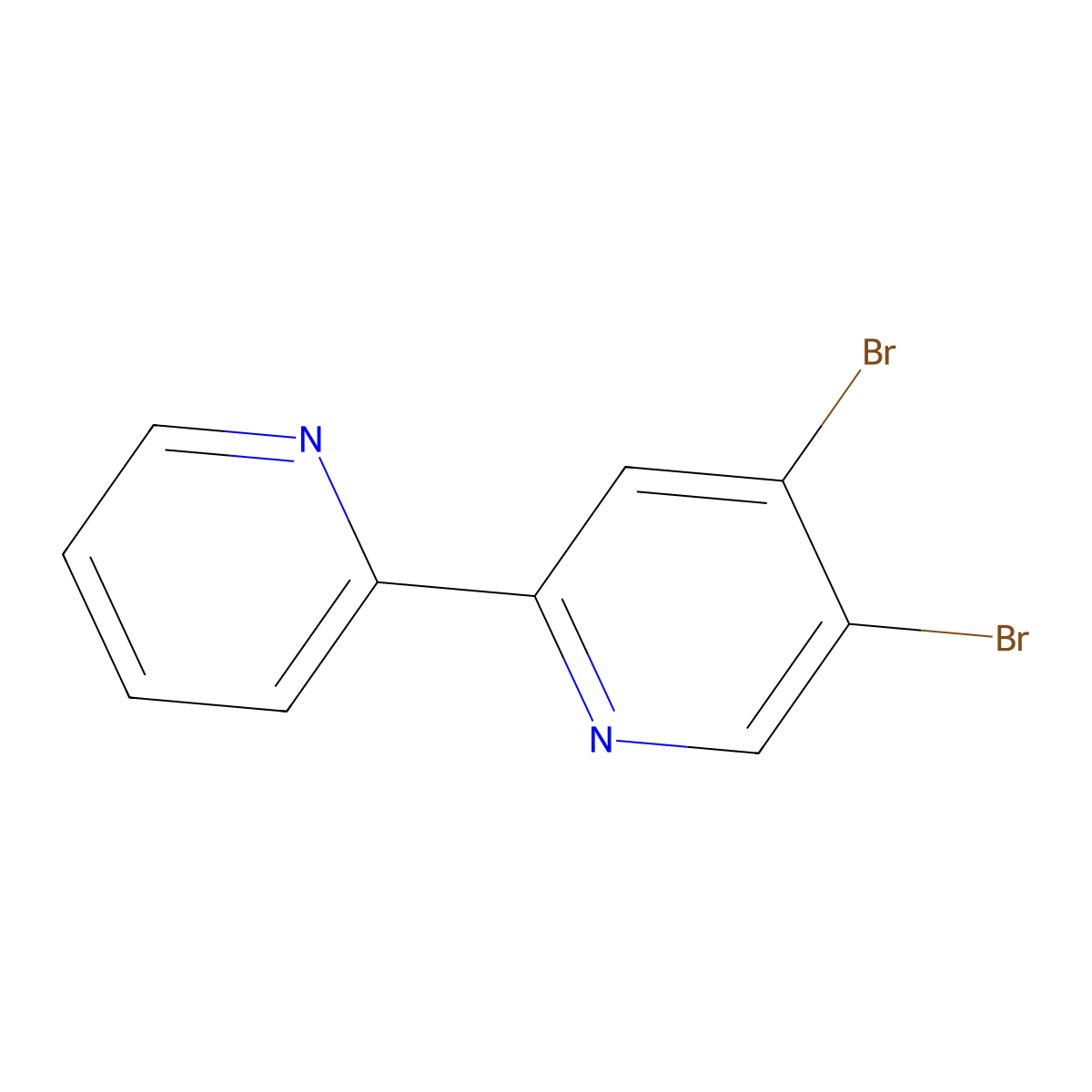 3,4-Dibromo-6-(2-pyridyl)pyridine molecular structure, CAS 1381937-22-9