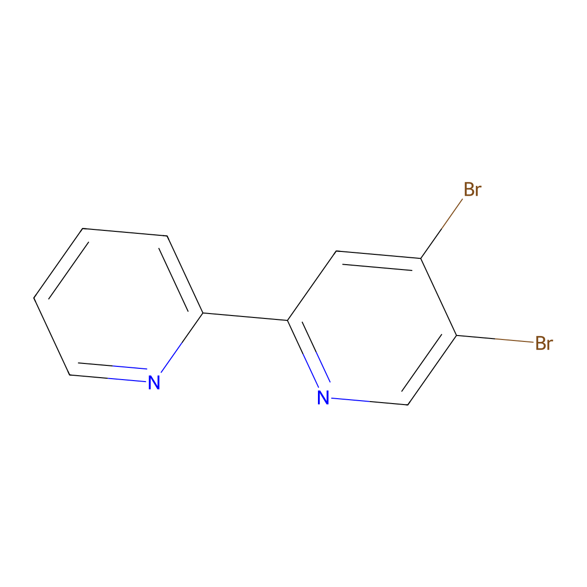 3,4-Dibromo-6-(2-pyridyl)pyridine molecular structure, CAS 1381937-22-9