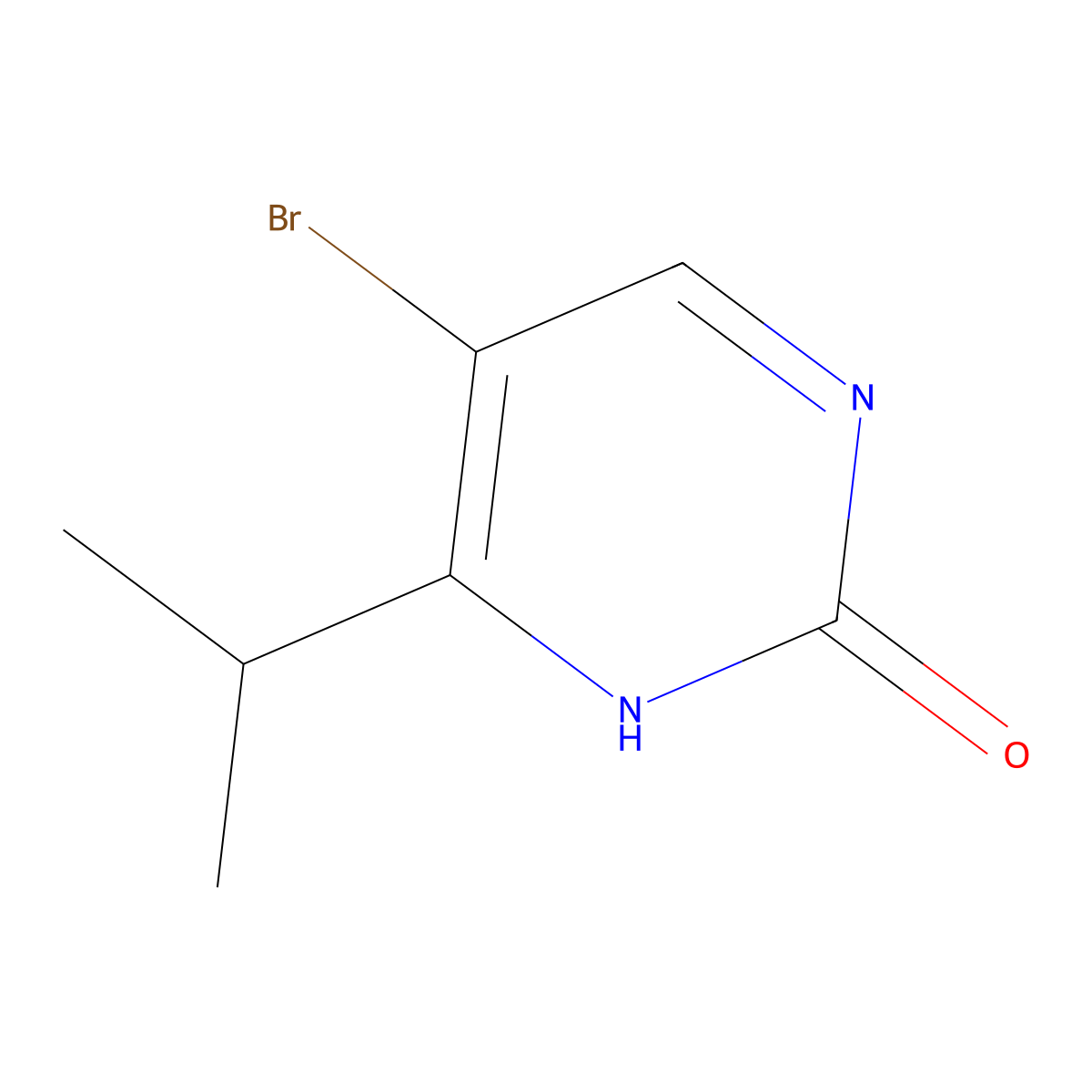5-Bromo-2-hydroxy-4-(iso-propyl)pyrimidine molecular structure, CAS 1381938-45-9