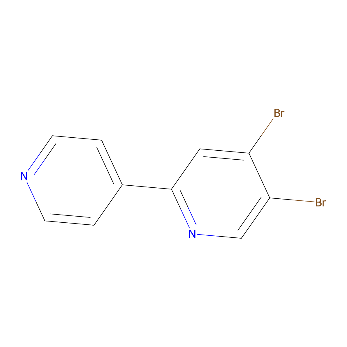 3,4-Dibromo-6-(4-pyridyl)pyridine molecular structure, CAS 1381942-03-5