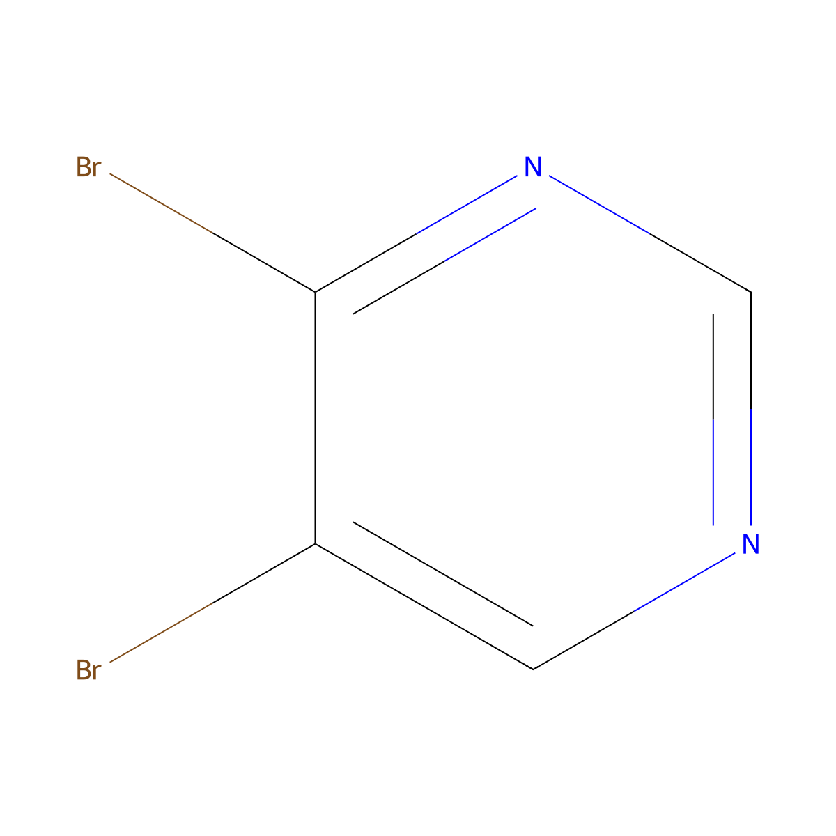 4,5-Dibromopyrimidine molecular structure, CAS 1381946-49-1