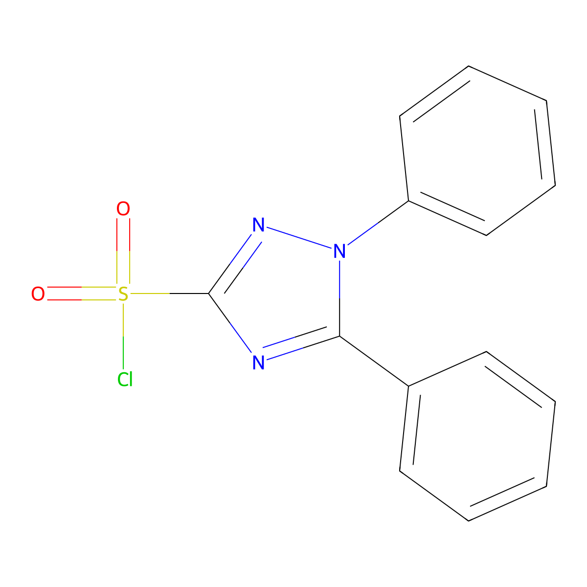 1,5-Diphenyl-1h-1,2,4-triazole-3-sulfonyl chloride molecular structure, CAS 1381947-55-2