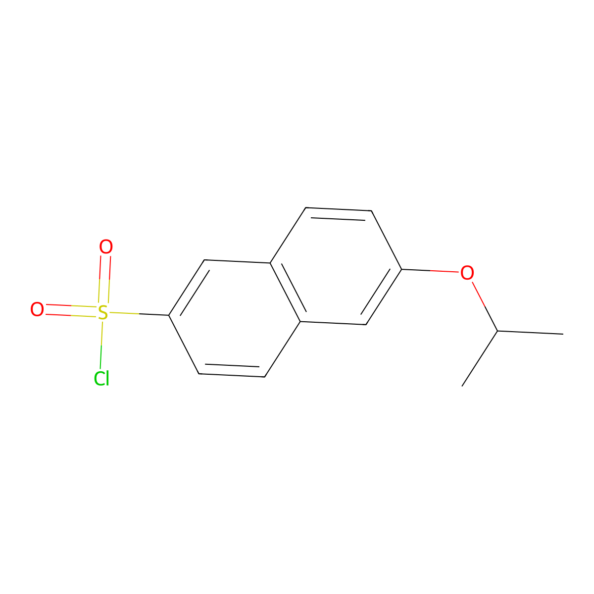 6-Isopropoxynaphthalene-2-sulfonyl chloride molecular structure, CAS 1381947-83-6