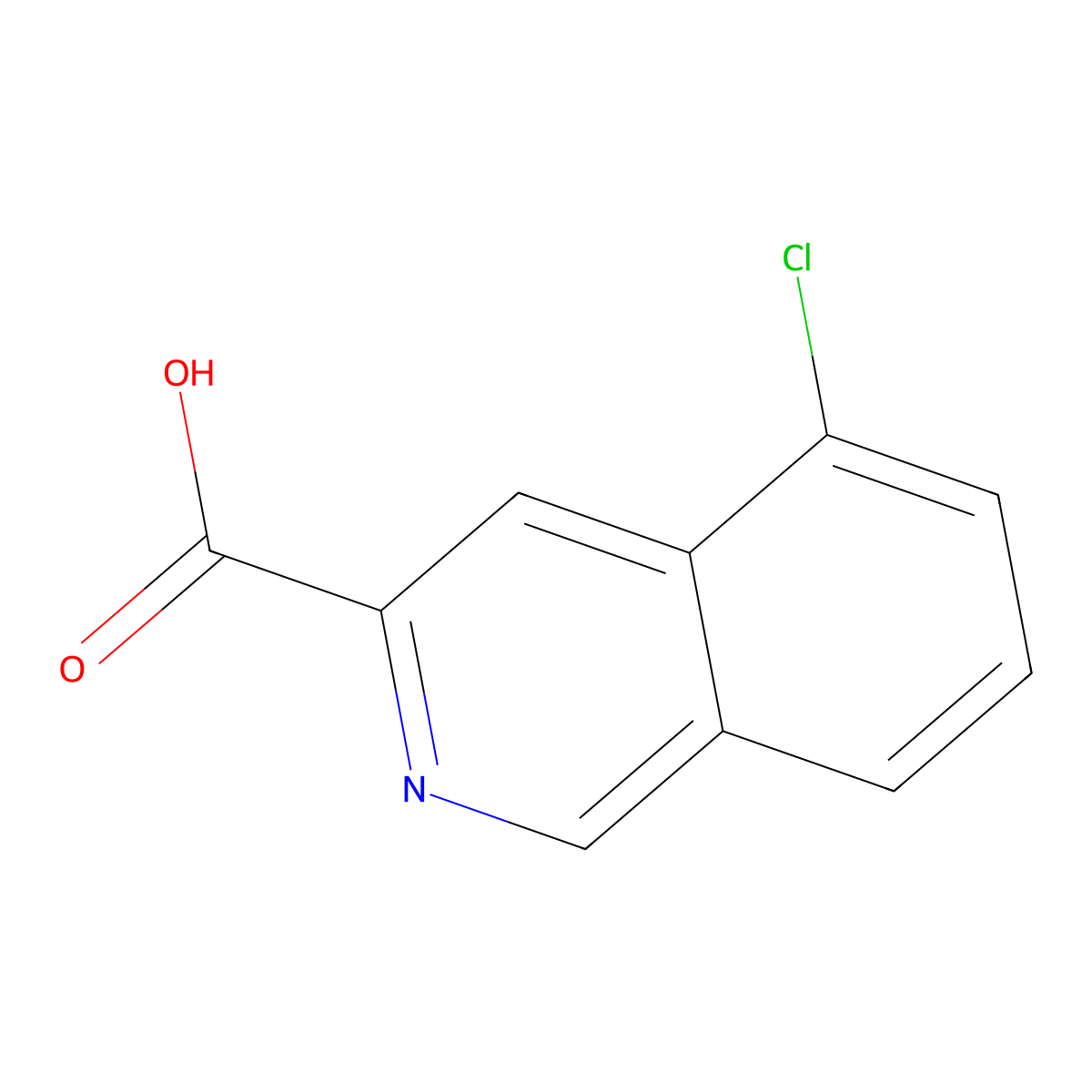 5-Chloroisoquinoline-3-carboxylic acid molecular structure, CAS 1381949-77-4