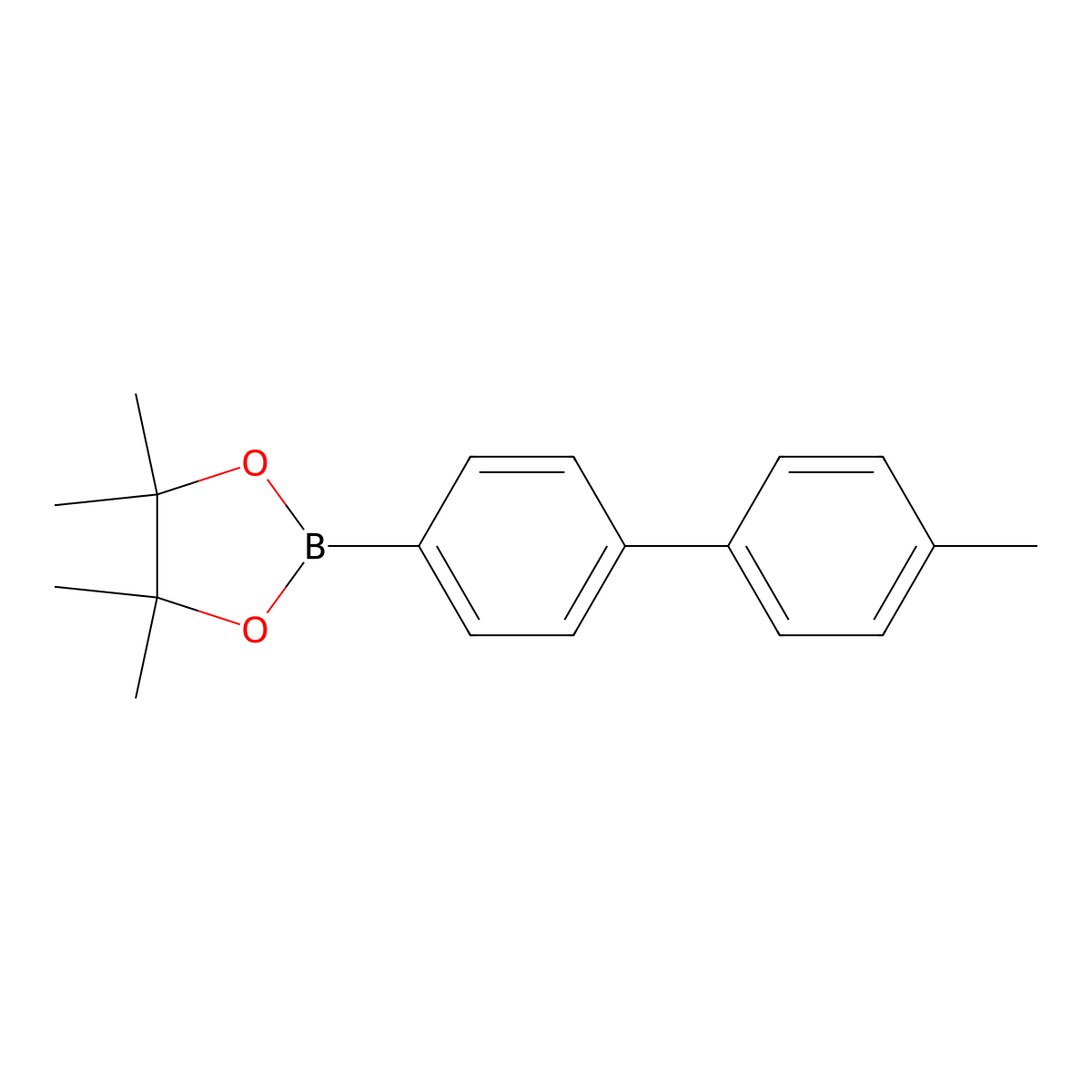 4,4,5,5-Tetramethyl-2-[4-(4-methylphenyl)phenyl]-1,3,2-dioxaborolane molecular structure, CAS 1381960-58-2