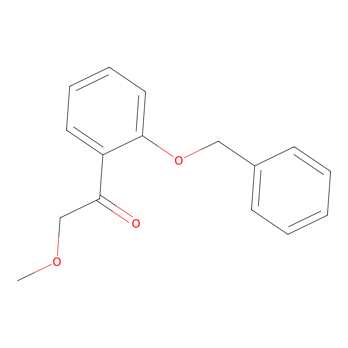 1-[2-(Benzyloxy)phenyl]-2-methoxyethanone molecular structure, CAS 138206-44-7