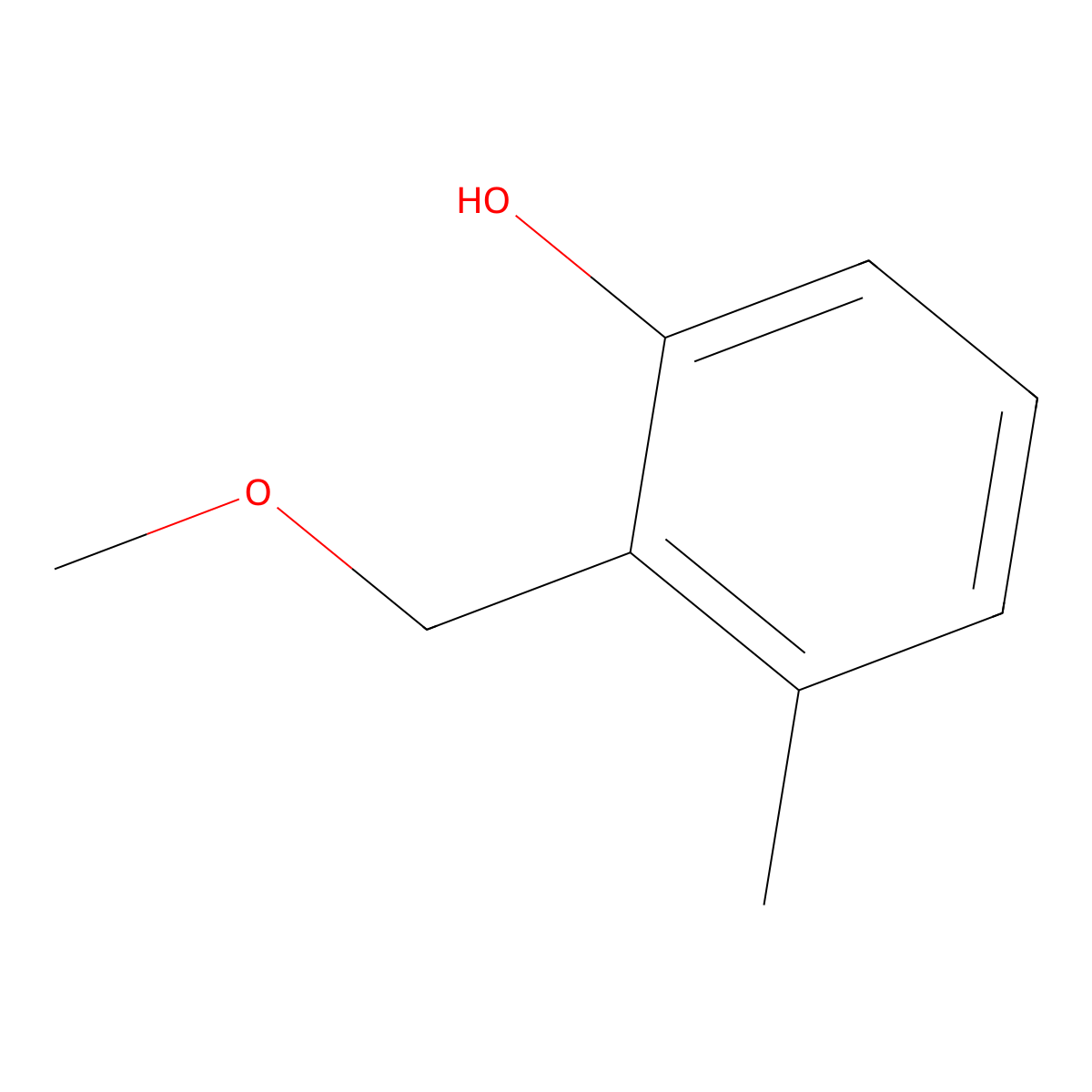 2-(Methoxymethyl)-3-methylphenol molecular structure, CAS 138219-48-4