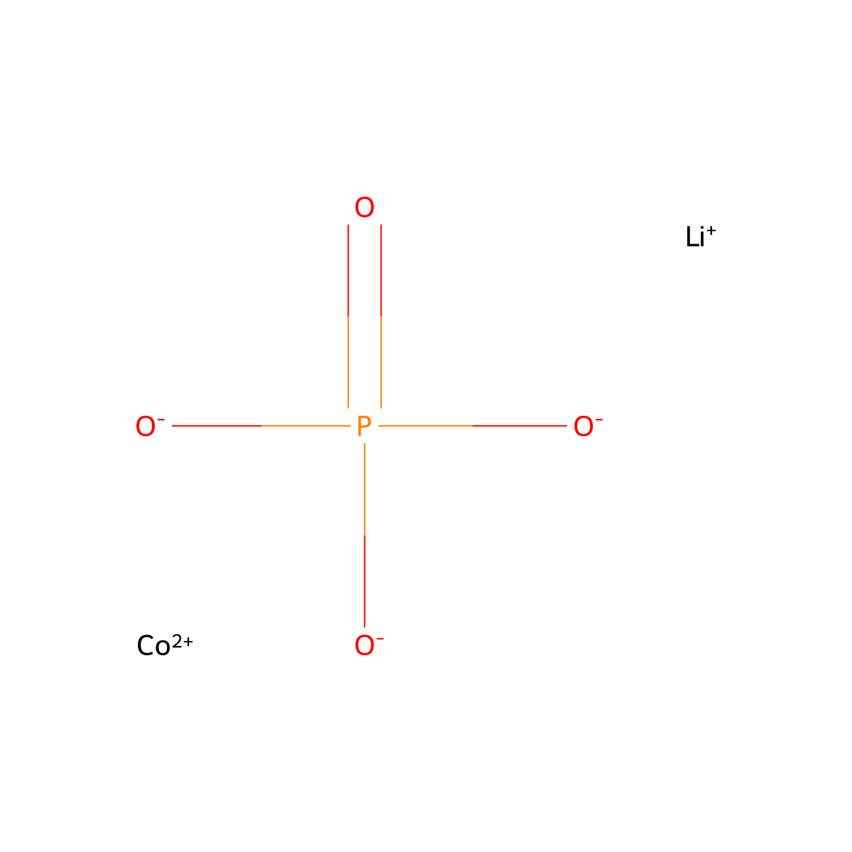 Lithium Cobalt(II) Phosphate molecular structure, CAS 13824-63-0