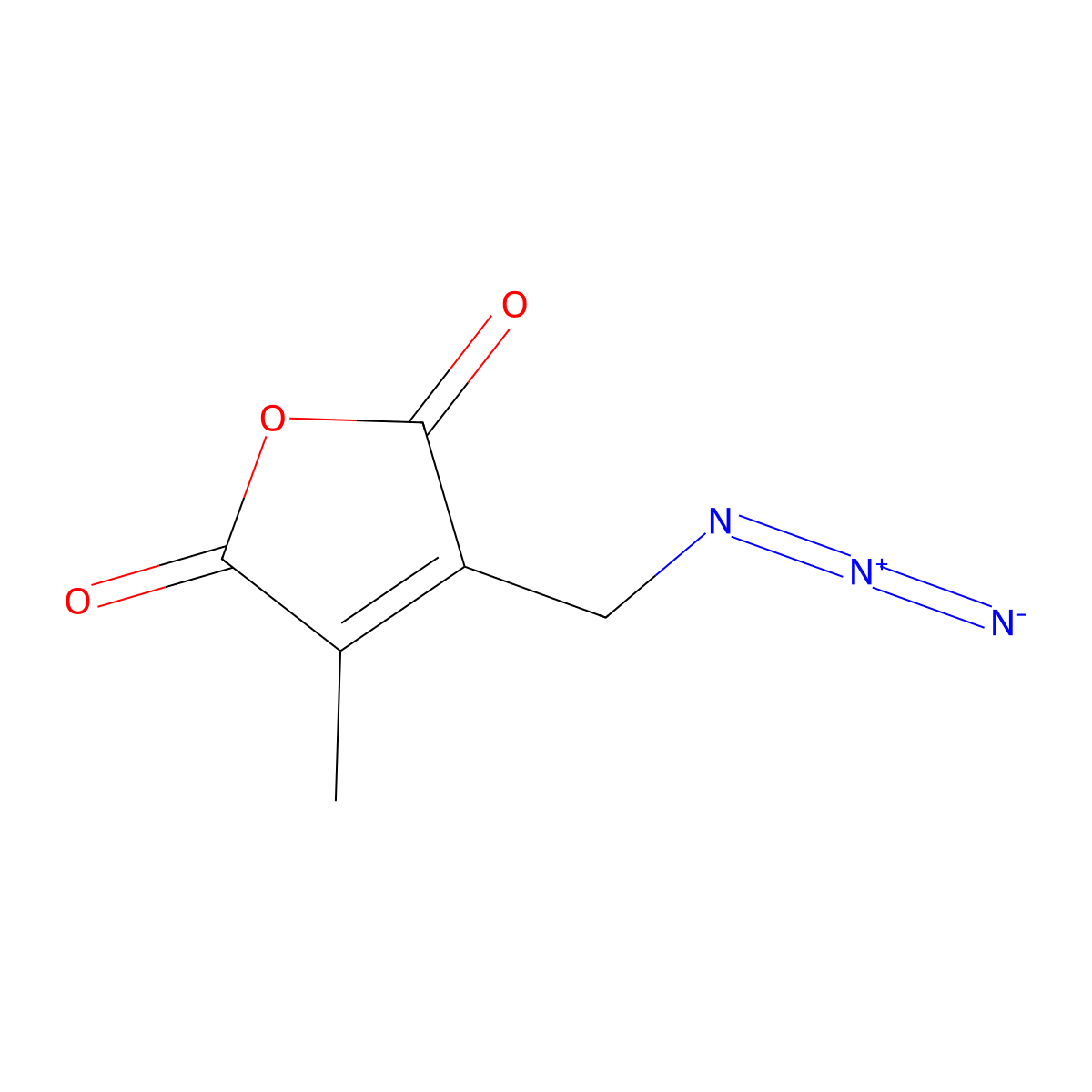 3-(Azidomethyl)-4-methyl-2,5-dihydrofuran-2,5-dione molecular structure, CAS 1382480-99-0