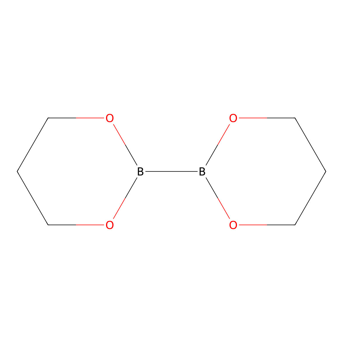 2,2'-Bi-1,3,2-dioxaborinane molecular structure, CAS 13826-25-0
