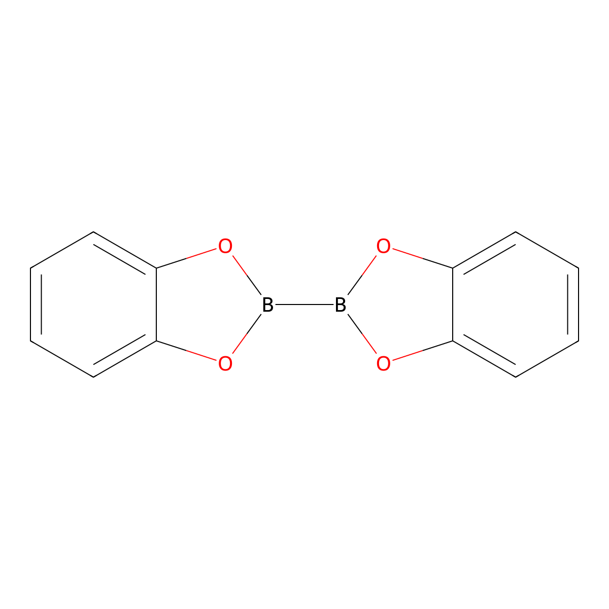 2-(2H-1,3,2-benzodioxaborol-2-yl)-2H-1,3,2-benzodioxaborole molecular structure, CAS 13826-27-2