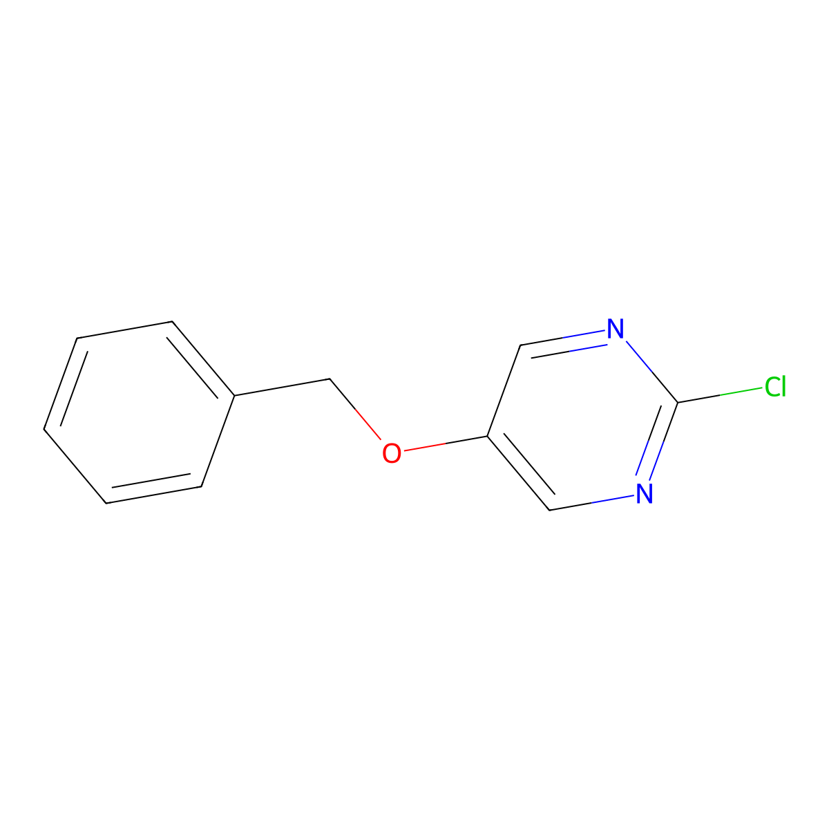 5-(Benzyloxy)-2-chloropyrimidine molecular structure, CAS 138274-14-3