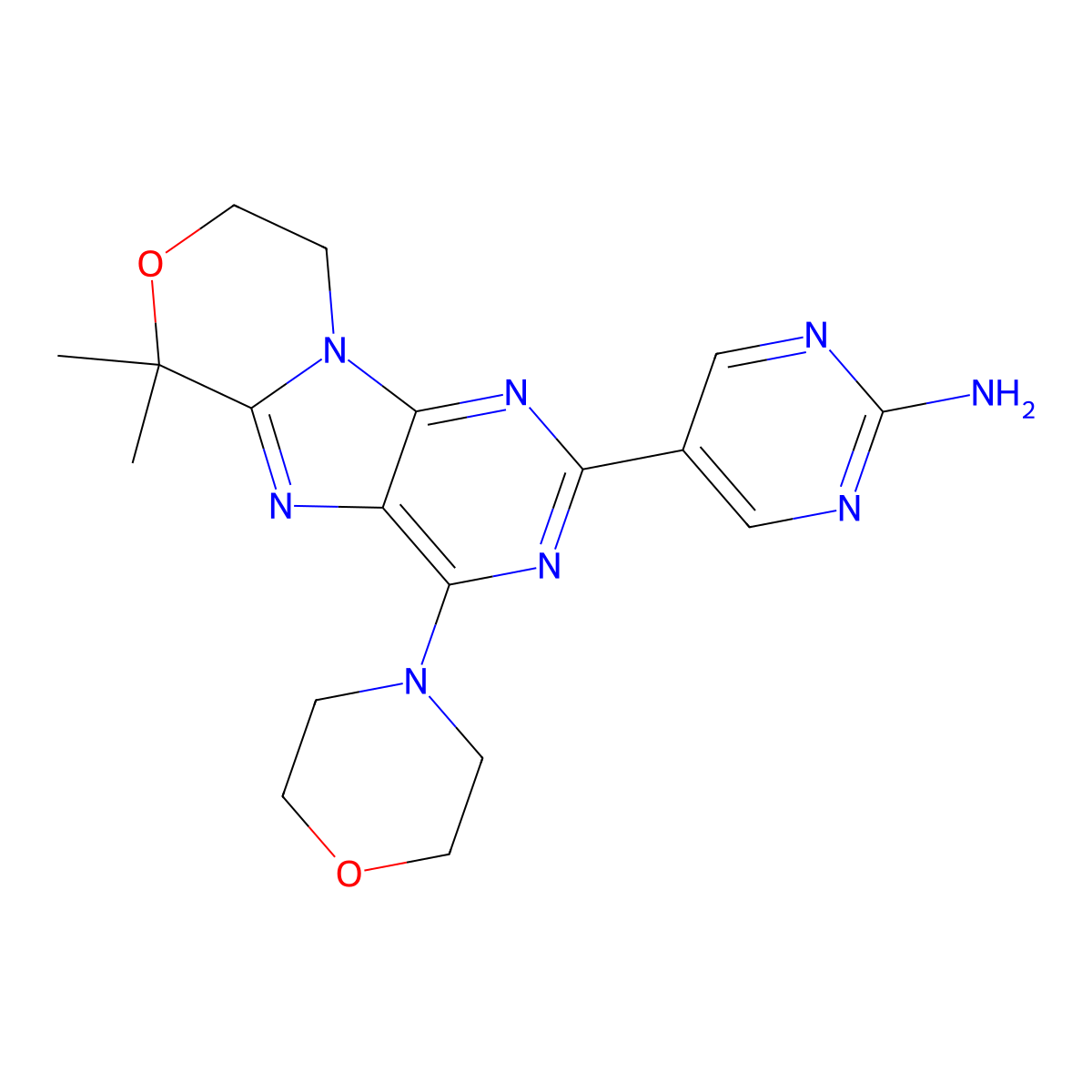 Paxalisib molecular structure, CAS 1382979-44-3