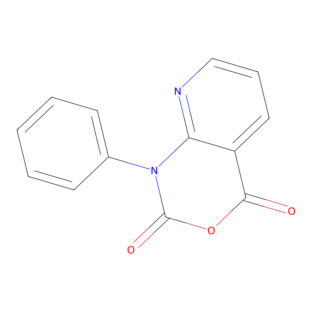 1-Phenyl-1H-pyrido[2,3-d][1,3]oxazine-2,4-dione molecular structure, CAS 138305-19-8