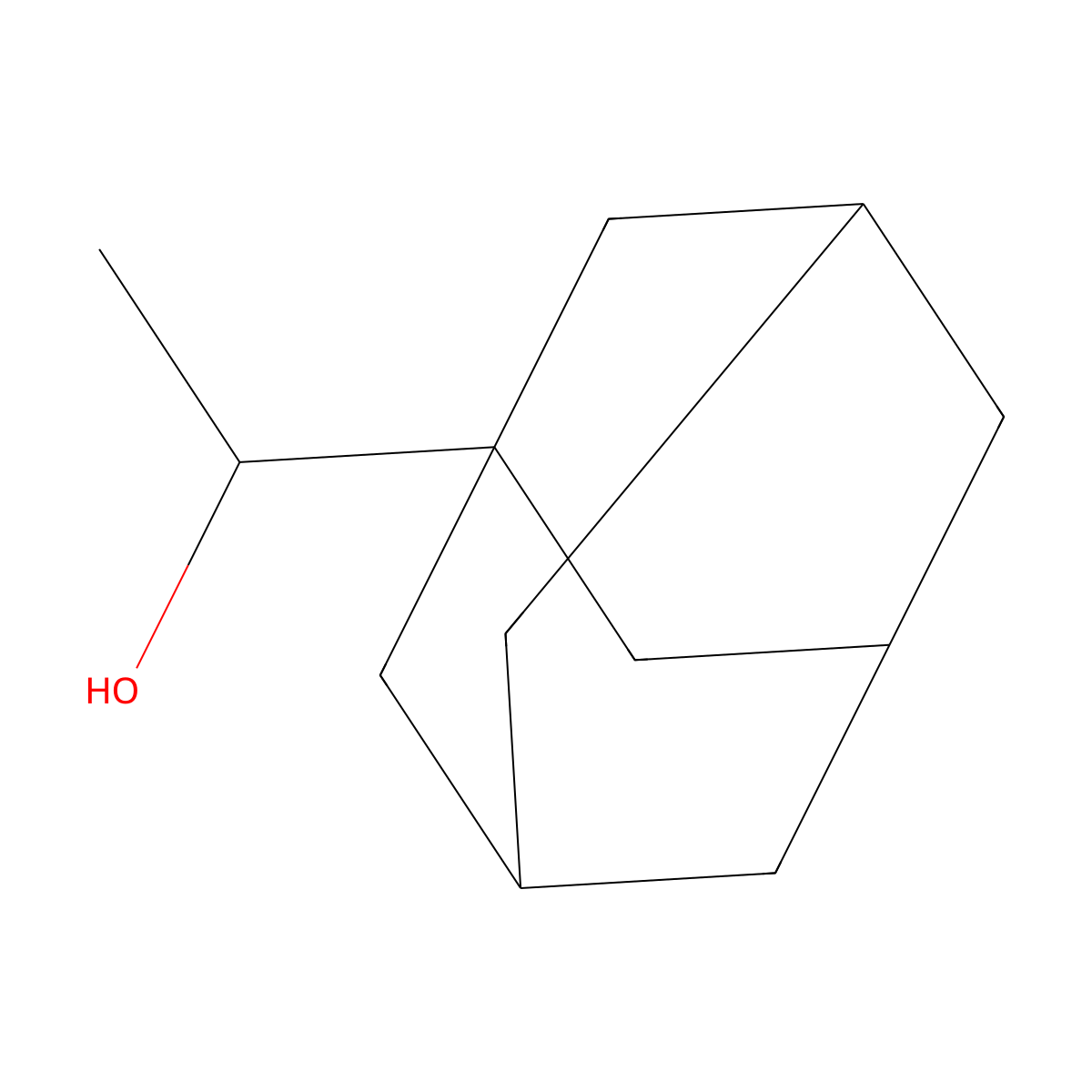 (1S)-1-(adamantan-1-yl)ethan-1-ol molecular structure, CAS 138309-12-3