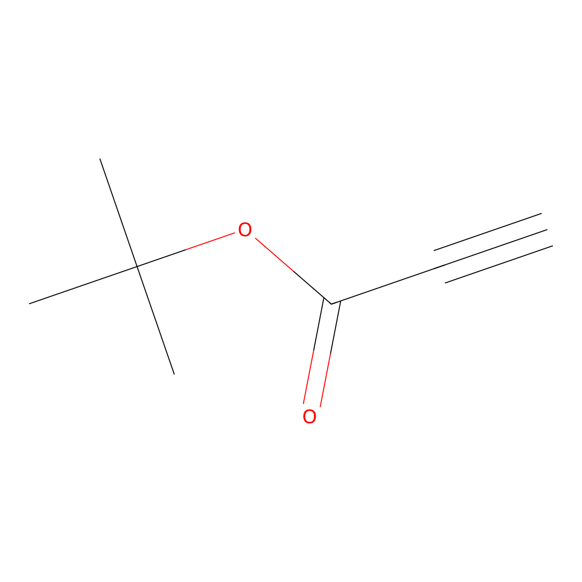 tert-Butyl propiolate molecular structure, CAS 13831-03-3