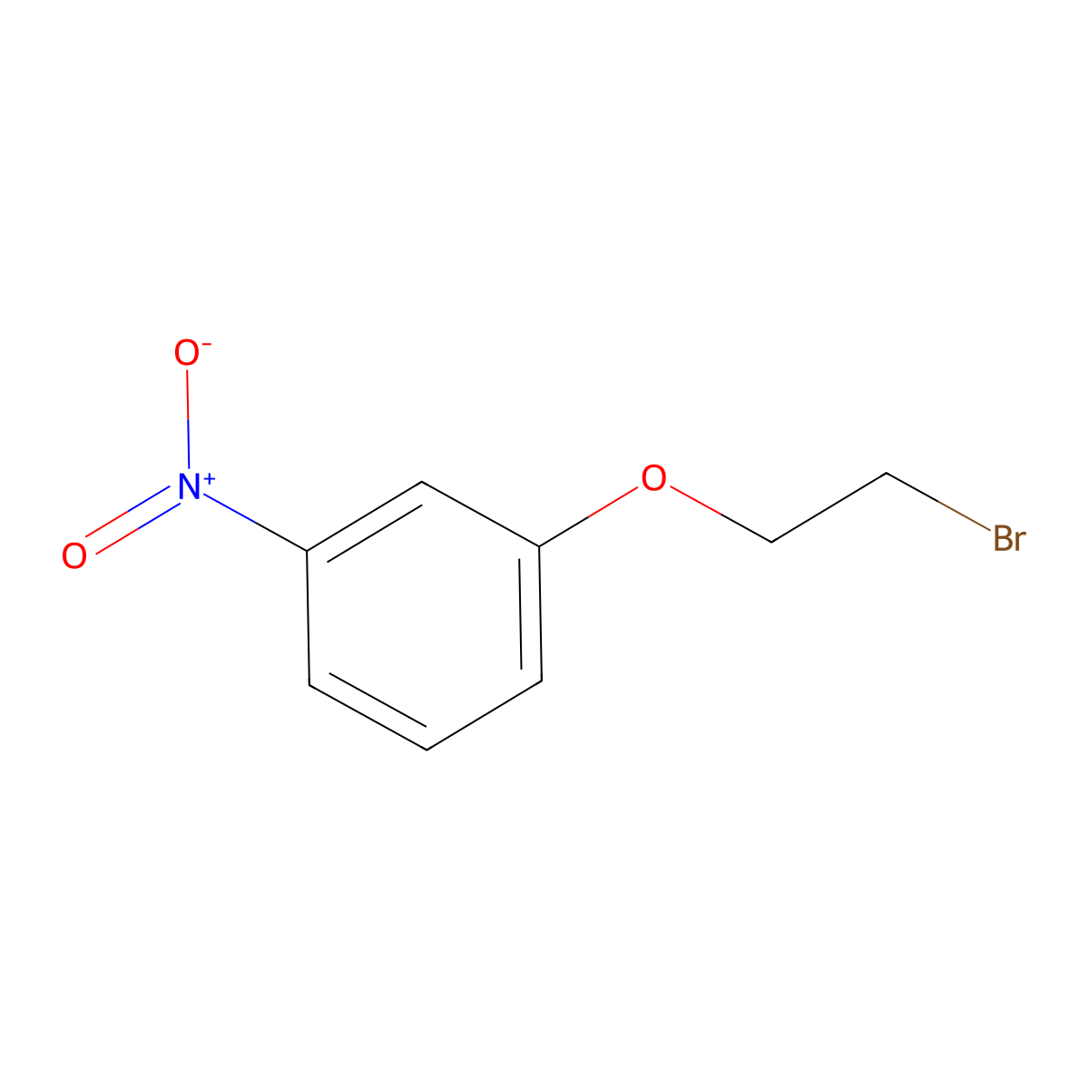1-(2-Bromoethoxy)-3-nitrobenzene molecular structure, CAS 13831-59-9
