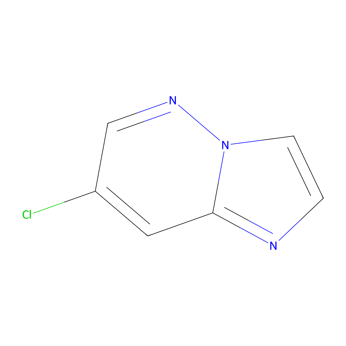 7-Chloroimidazo(1,2-b)pyridazine molecular structure, CAS 1383481-11-5