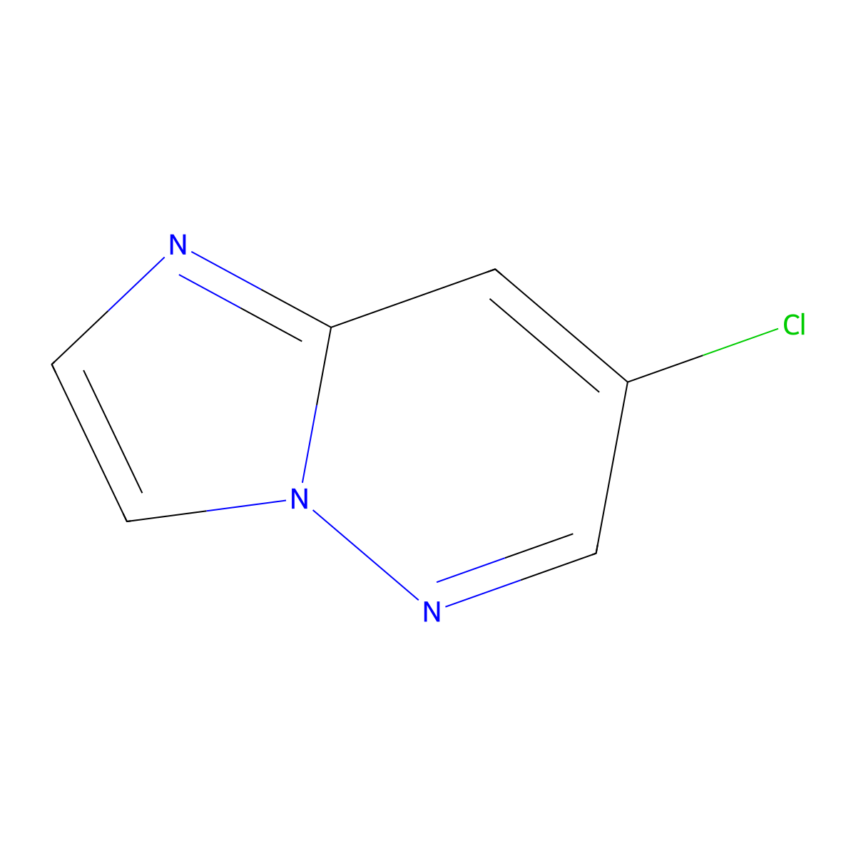 7-Chloroimidazo(1,2-b)pyridazine molecular structure, CAS 1383481-11-5