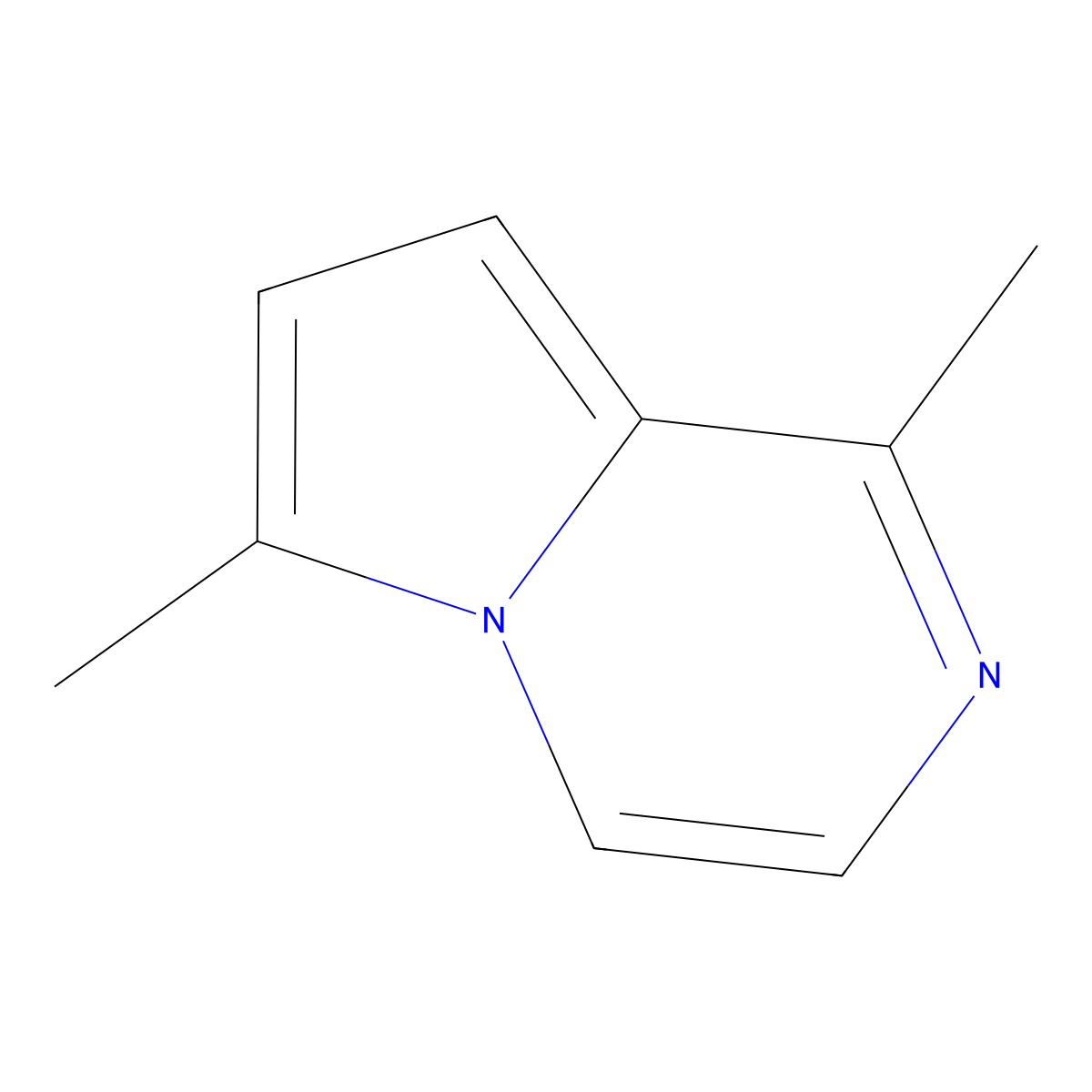 1,6-Dimethylpyrrolo[1,2-a]pyrazine molecular structure, CAS 138350-47-7