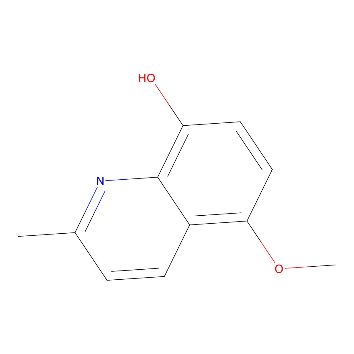 5-Methoxy-2-methylquinolin-8-ol molecular structure, CAS 1383561-61-2
