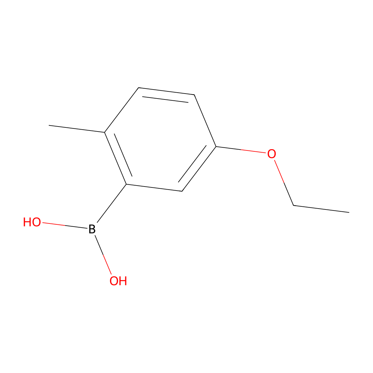 5-Ethoxy-2-methylphenylboronic acid molecular structure, CAS 1383576-05-3