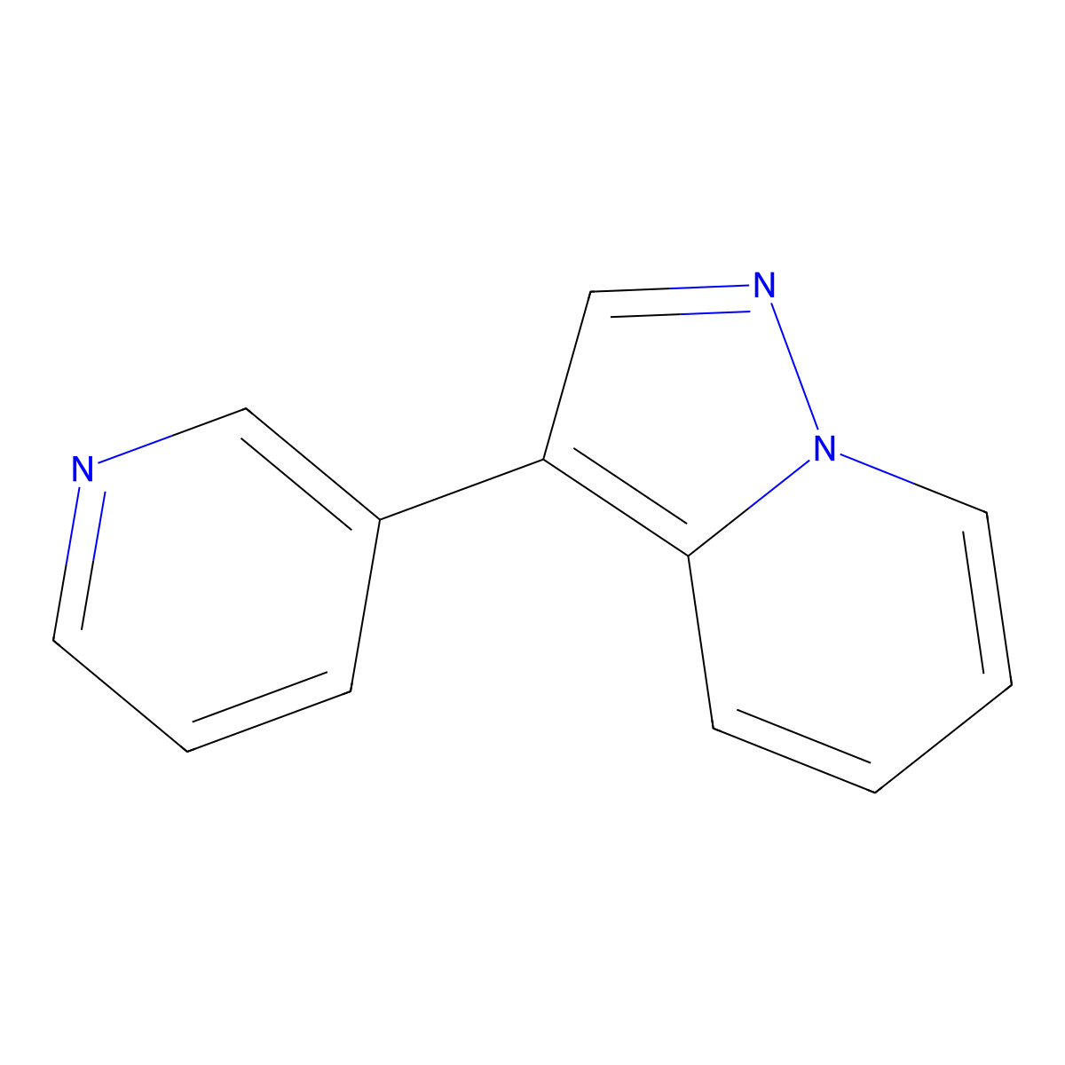3-Pyridin-3-ylpyrazolo[1,5-a]pyridine molecular structure, CAS 1383675-61-3