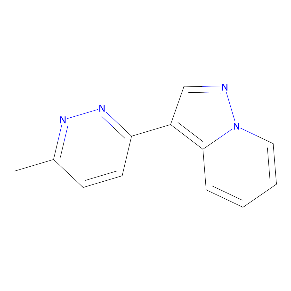 3-(6-Methylpyridazin-3-yl)pyrazolo[1,5-a]pyridine molecular structure, CAS 1383675-73-7