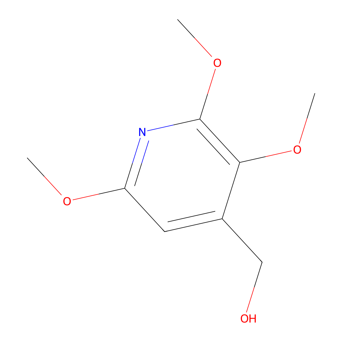 (2,3,6-Trimethoxypyridin-4-yl)methanol molecular structure, CAS 1383788-24-6