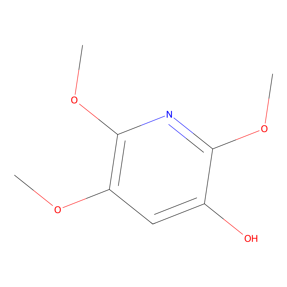 2,5,6-Trimethoxypyridin-3-ol molecular structure, CAS 1383788-45-1
